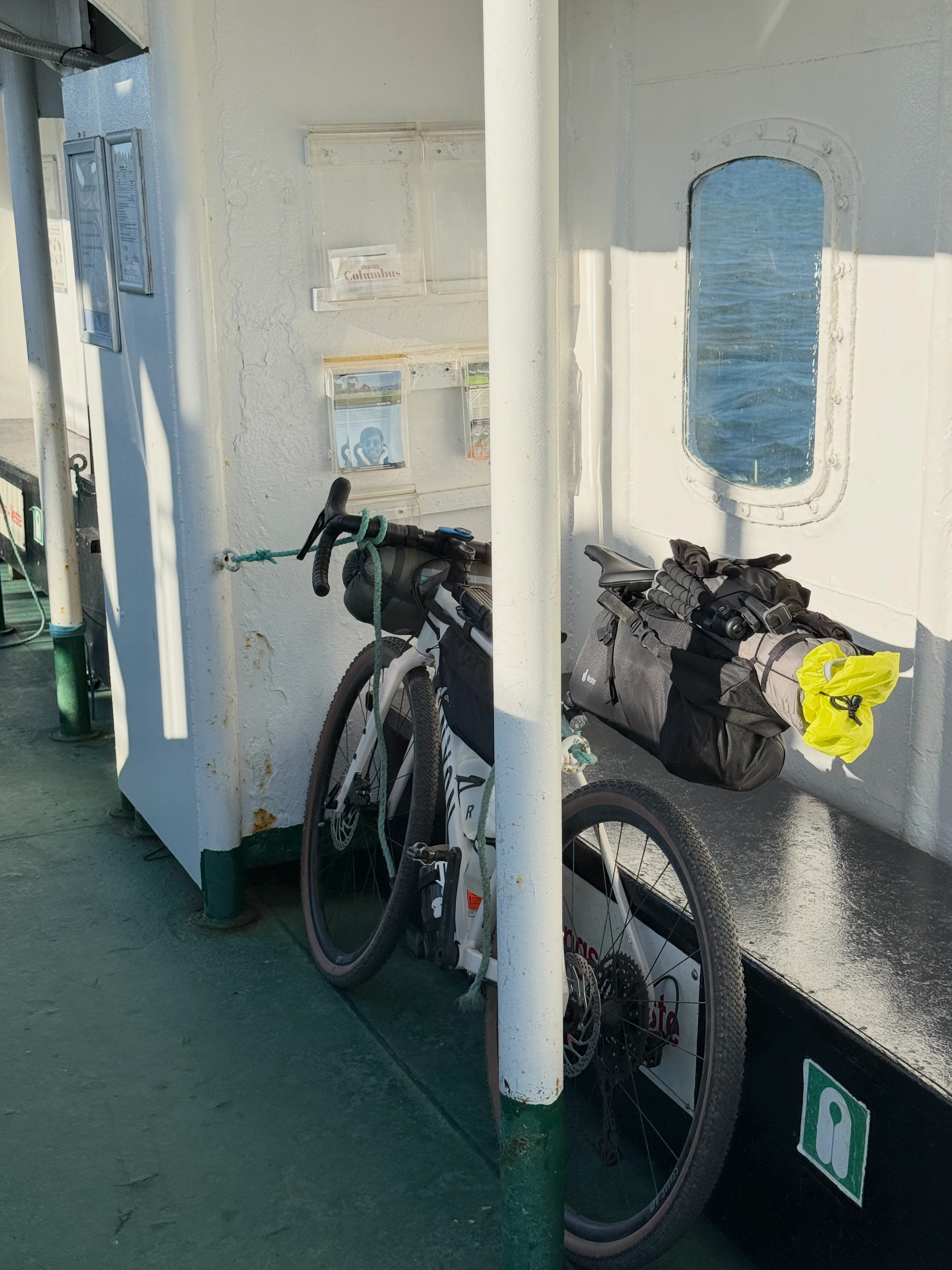 Didn't pause Strava on the ferry